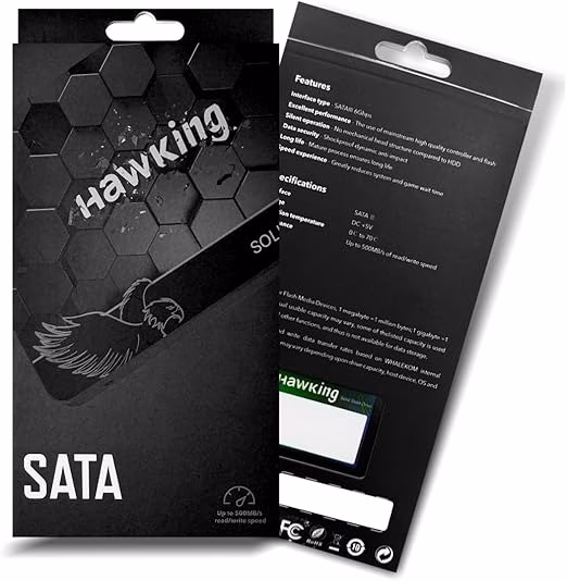 SSD SATA 2.5” Hawking 480GB Leitura 500MBs Gravação 450MBs - Imagem 3