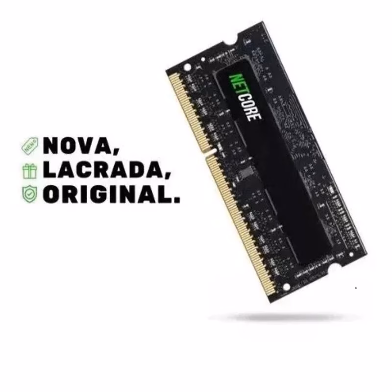 Memória Netcore, 8GB, 3200MHz, DDR4, 1.2V, Para Notebook - NET48192SO32LV - Imagem 3