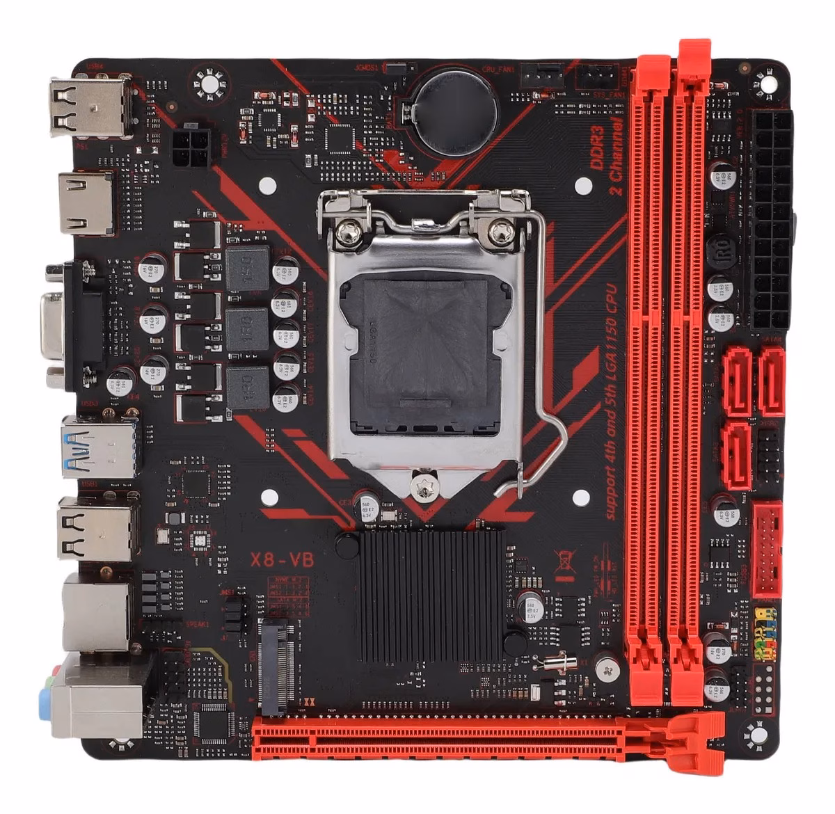 Placa-mãe De Computador H81 Micro ATX Para Lga1150 Ddr3