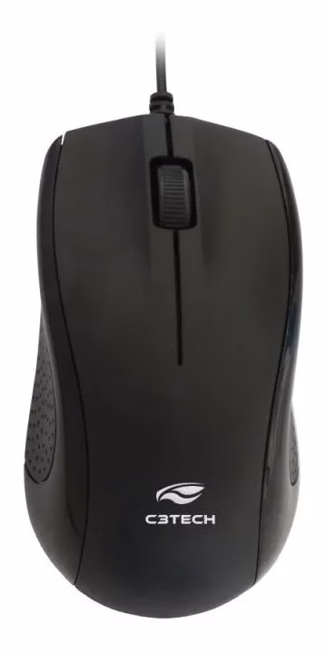 Mouse USB MS-26BK Preto C3Tech - Imagem 2