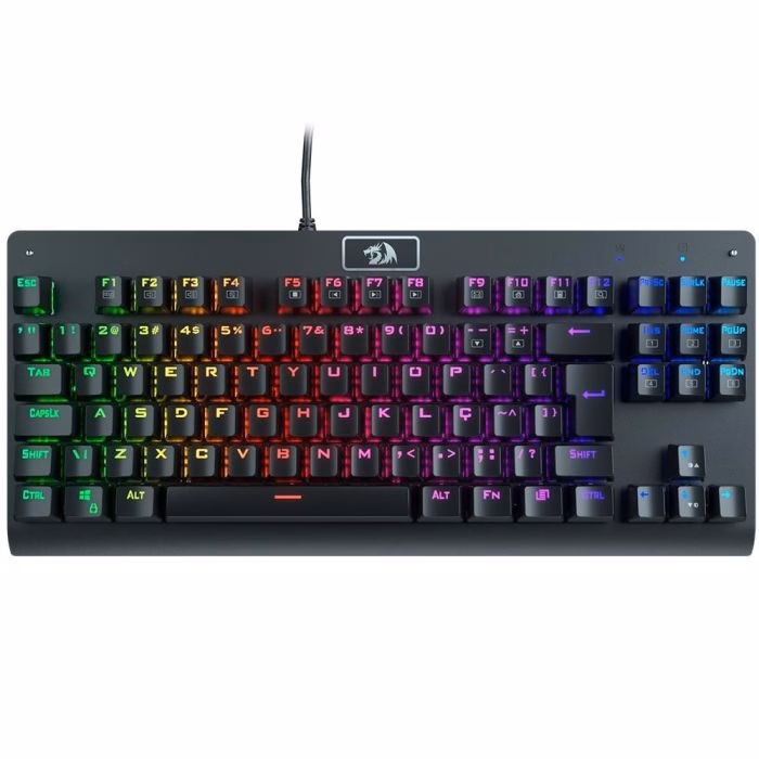 Teclado Mecânico Gamer Redragon Dark Avenger Switch Azul RGB