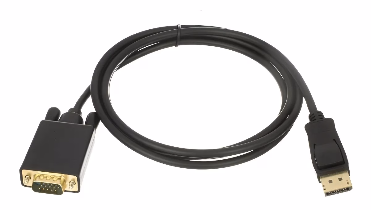 Cabo Displayport Macho X Vga Macho De 1,80 Metros - Imagem 3