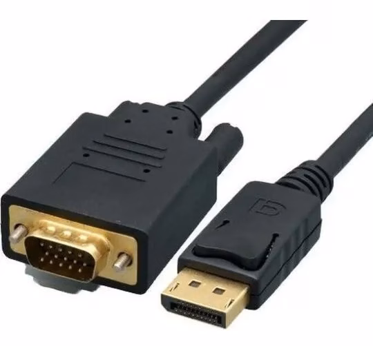 Cabo Displayport Macho X Vga Macho De 1,80 Metros