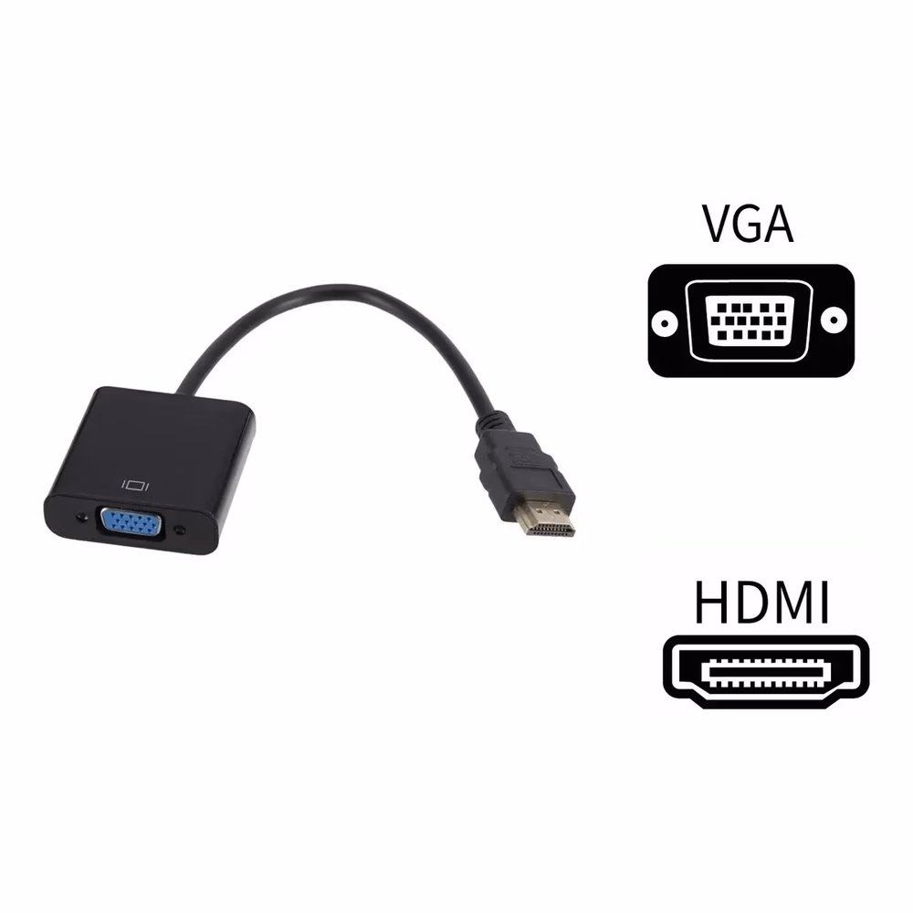 Cabo Conversor HDMI Para VGA Com Saída P2 FY-706 - Imagem 2