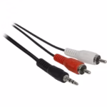 Cabo P2 Estéreo x 2 RCA Macho 1,8m Storm CBRC0010 (PCT/10)