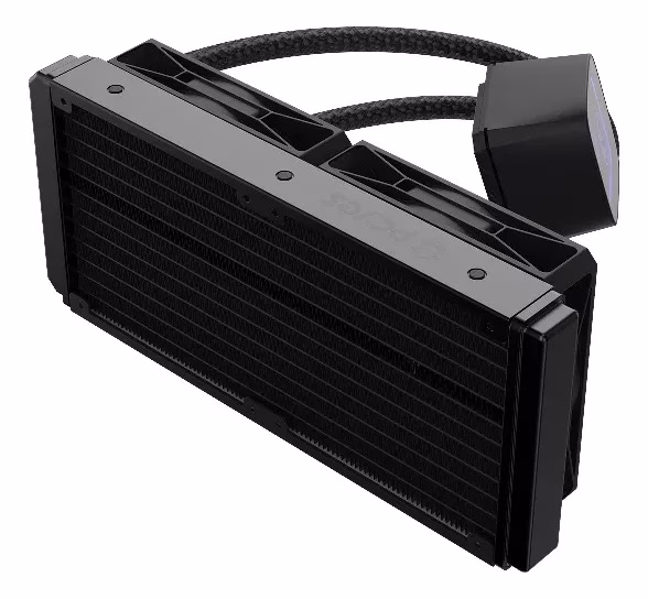 Water Cooler PCYes Tundra Black Vulcan ARGB 240mm 250W TDP - WCTBV240 - Imagem 3