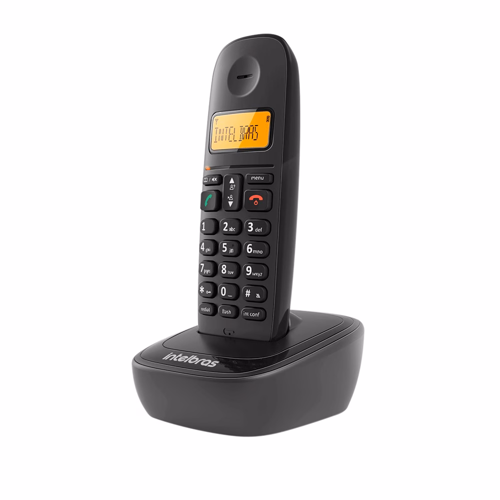 Telefone Sem Fio Intelbras TS 2510 ID Preto - Imagem 3