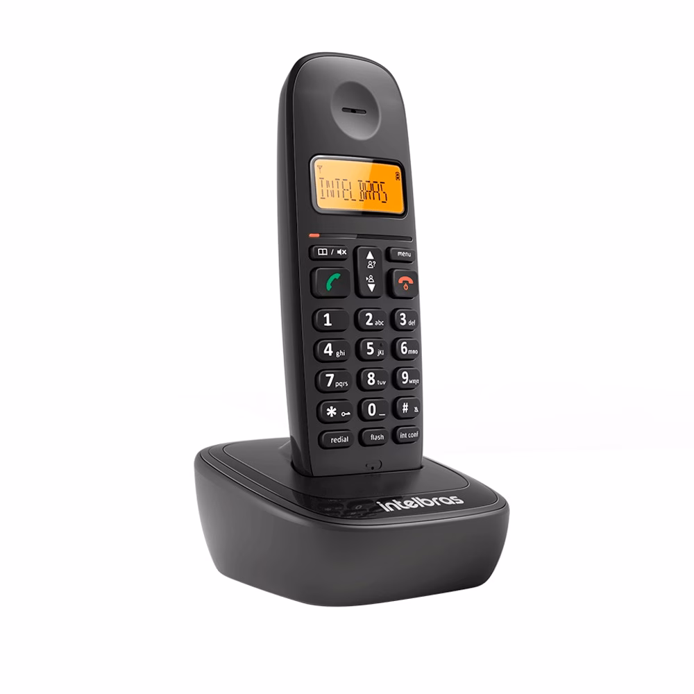 Telefone Sem Fio Intelbras TS 2510 ID Preto - Imagem 2