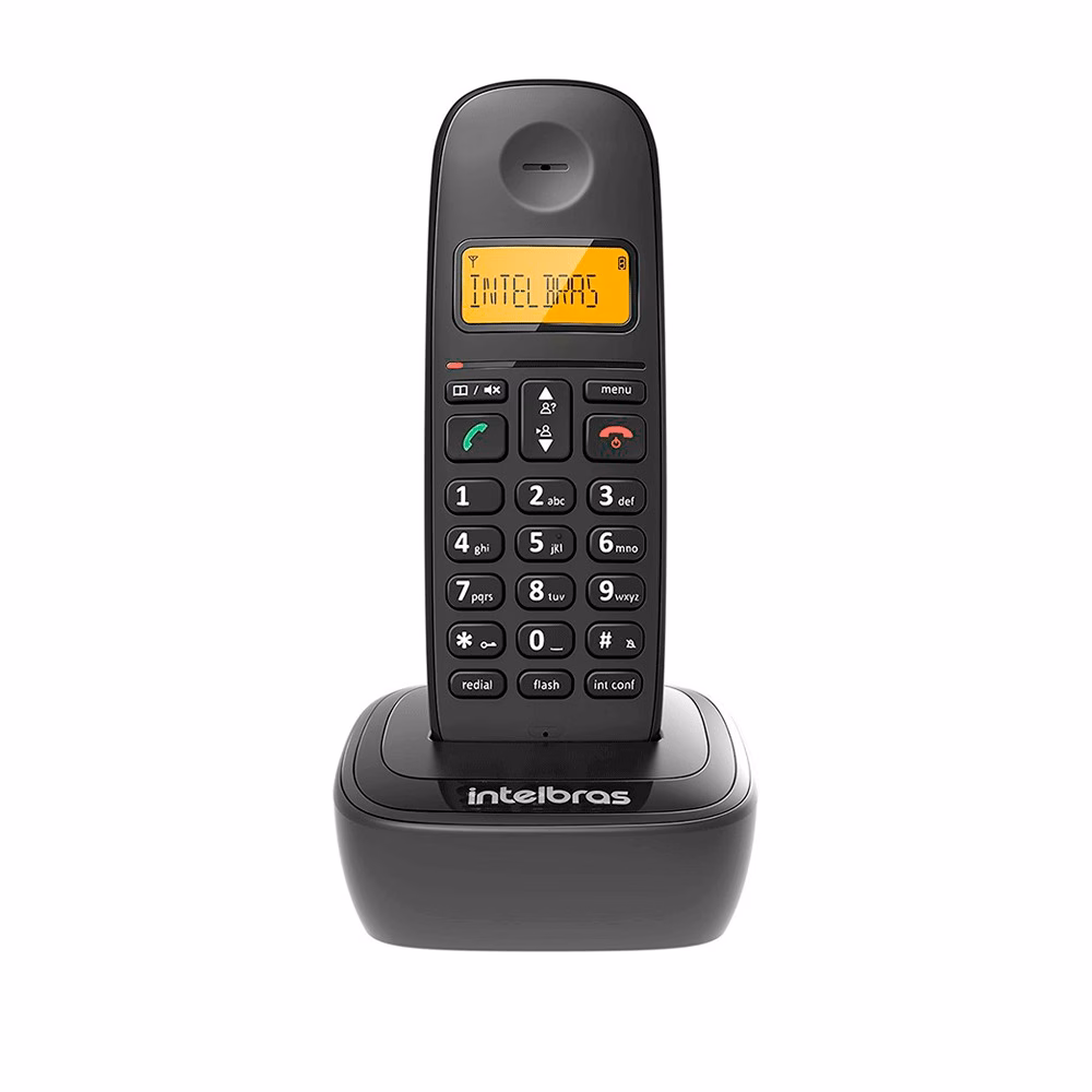 Telefone Sem Fio Intelbras TS 2510 ID Preto