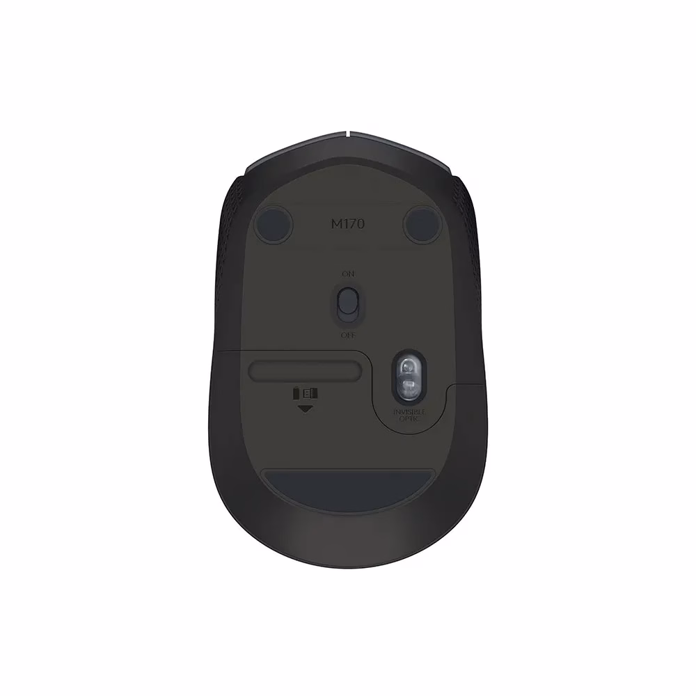 Mouse Sem Fio Logitech M170 Cinza 1000 DPI 2.4GHz USB - 910-007597 - Imagem 4