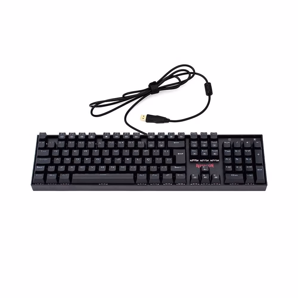Teclado Mecânico Gamer Redragon Mitra K551 Switch Outemu Blue ABNT2 LED Vermelho - K551-1-PT-BLUE - Imagem 3