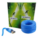 Cabo De Rede 100m Cat5e Azul X-cell XC-CR-100m