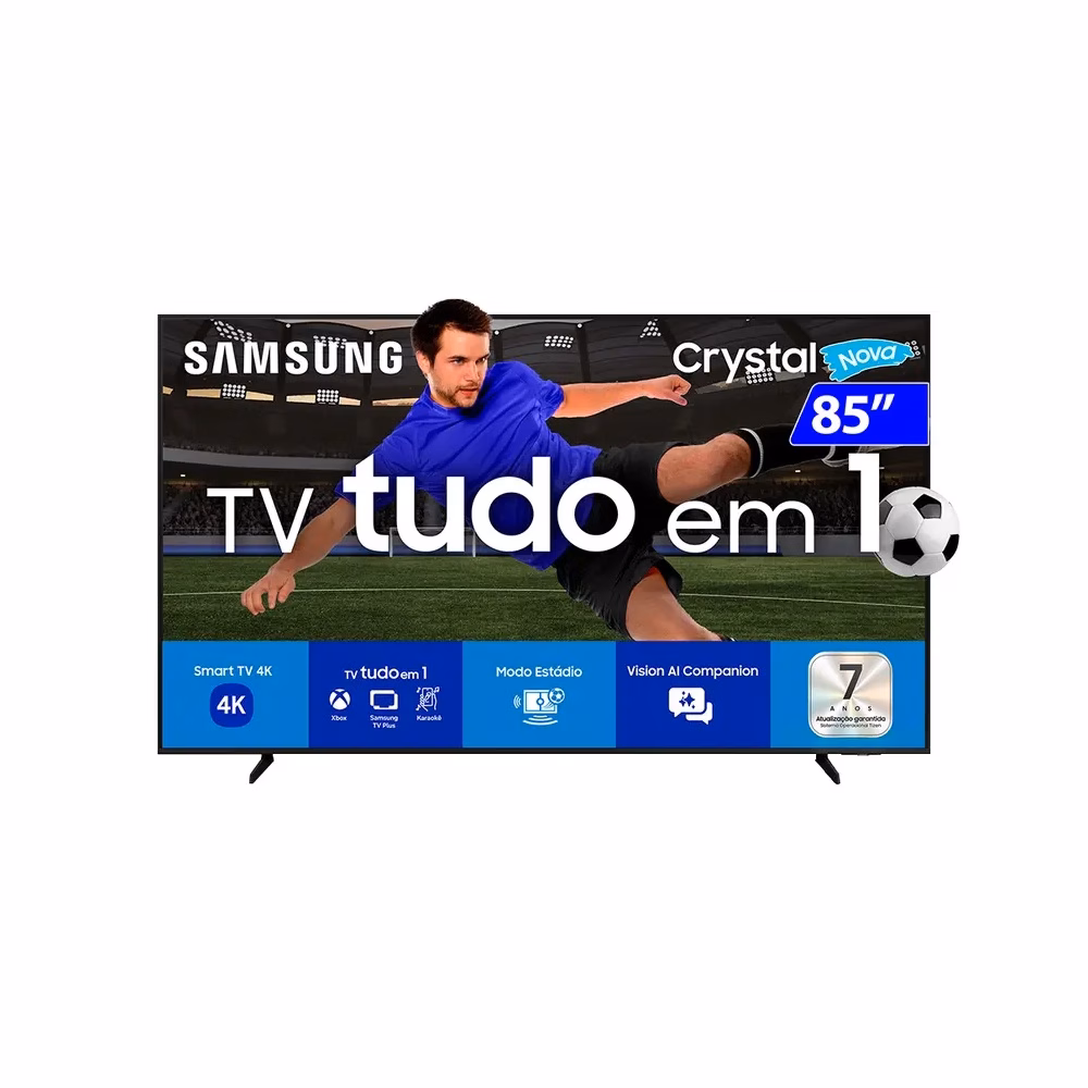 Smart TV Samsung 85" Crystal UHD 4K U8600F Wi-Fi Bluetooth - UN85U8600FGXZD - Imagem 2