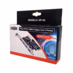 Placa PCI Express Extensão 4 Portas USB 3.0 5Gbps