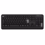 Teclado Sem Fio PCYES Comfort Wireless 2.4GHz ABNT2 CMFBKW