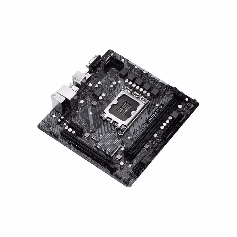 Placa-Mãe ASRock H610M-HVS/M.2 R2.0 DDR4 LGA 1700 HDMI VGA - Imagem 2