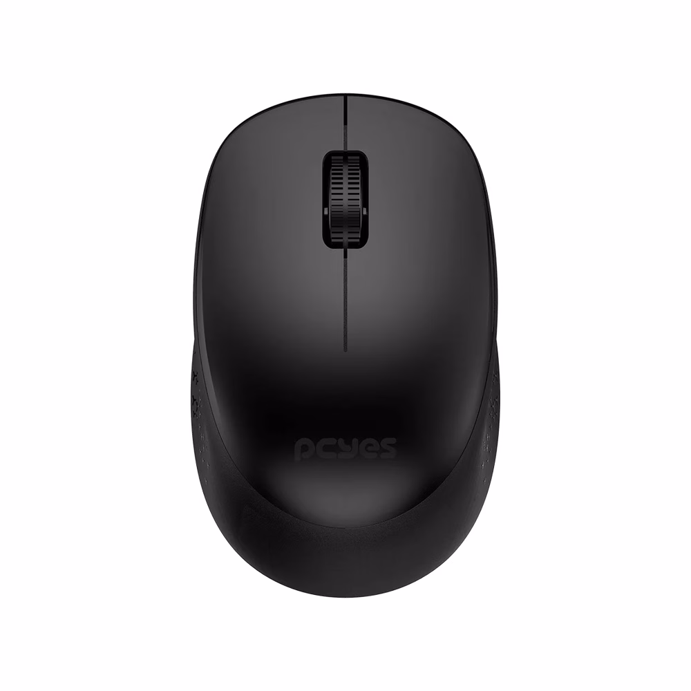 Mouse Sem Fio PCYes Mover Black 1600DPI Silent PMMWSCB
