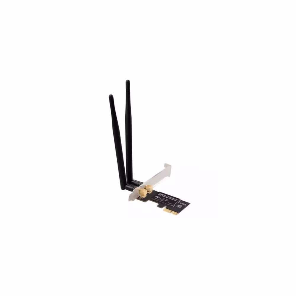 Placa De Rede Knup Pci -e X1 300mbps Wifi 2 Antena Kp-t118 - Imagem 2