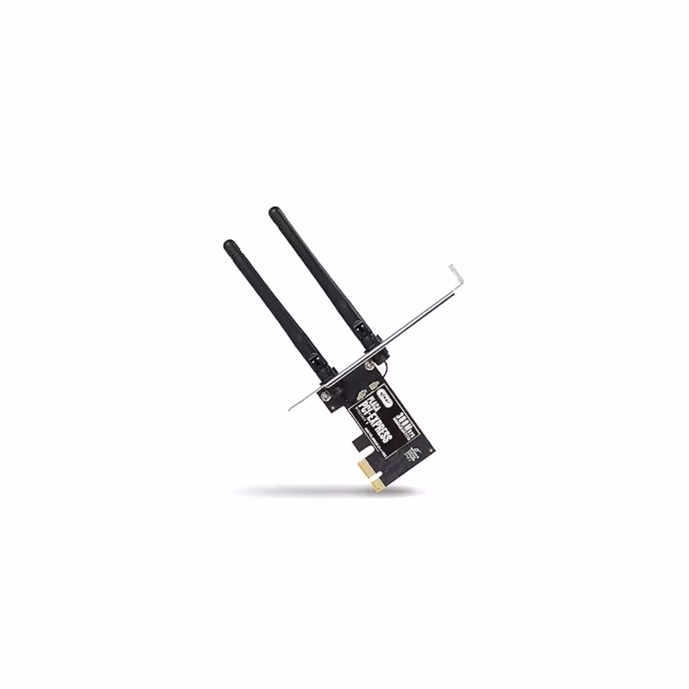 Placa De Rede Knup Pci -e X1 300mbps Wifi 2 Antena Kp-t118 - Imagem 3
